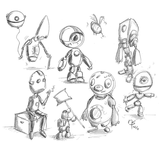 Robot doodles